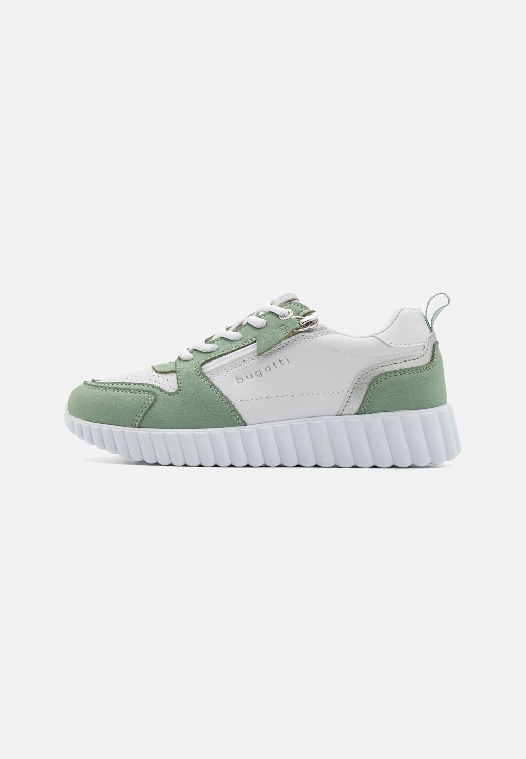 

Кроссовки низкие CARINI bugatti, цвет light green/white