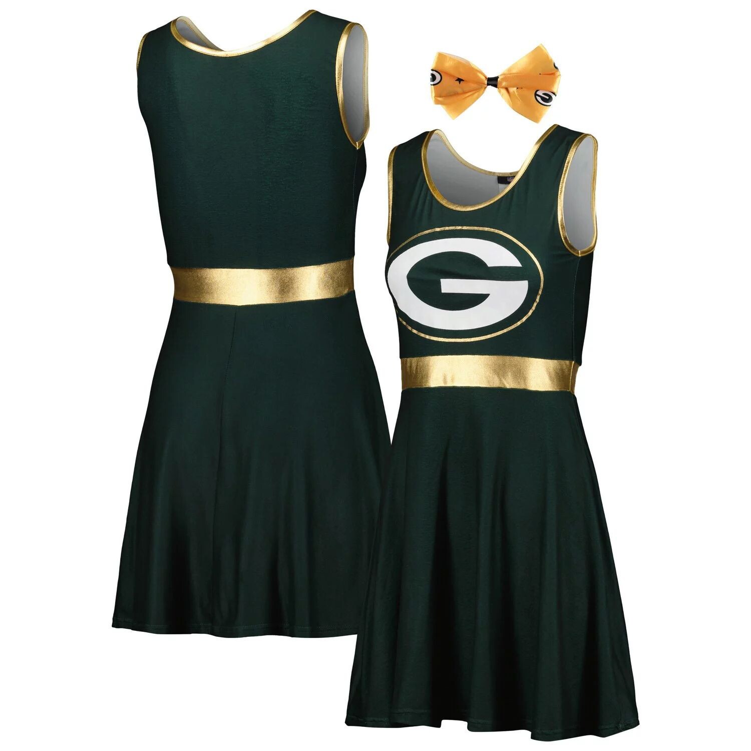 

Женский зеленый костюм Green Bay Packers Game Day, комплект платьев