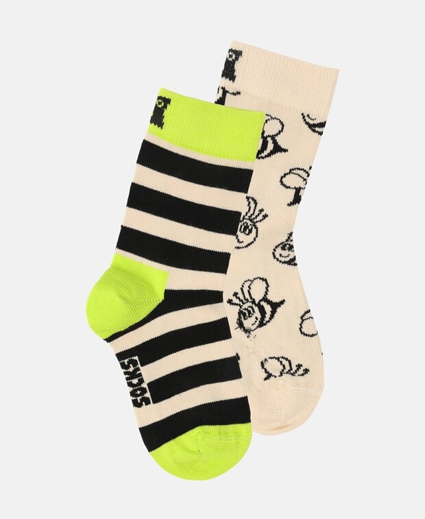 

Носки, упаковка 2 шт. Happy Socks, бежевый