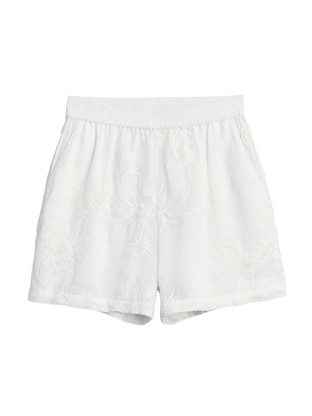 

Шорты с вышивкой Emma rag & bone, белый