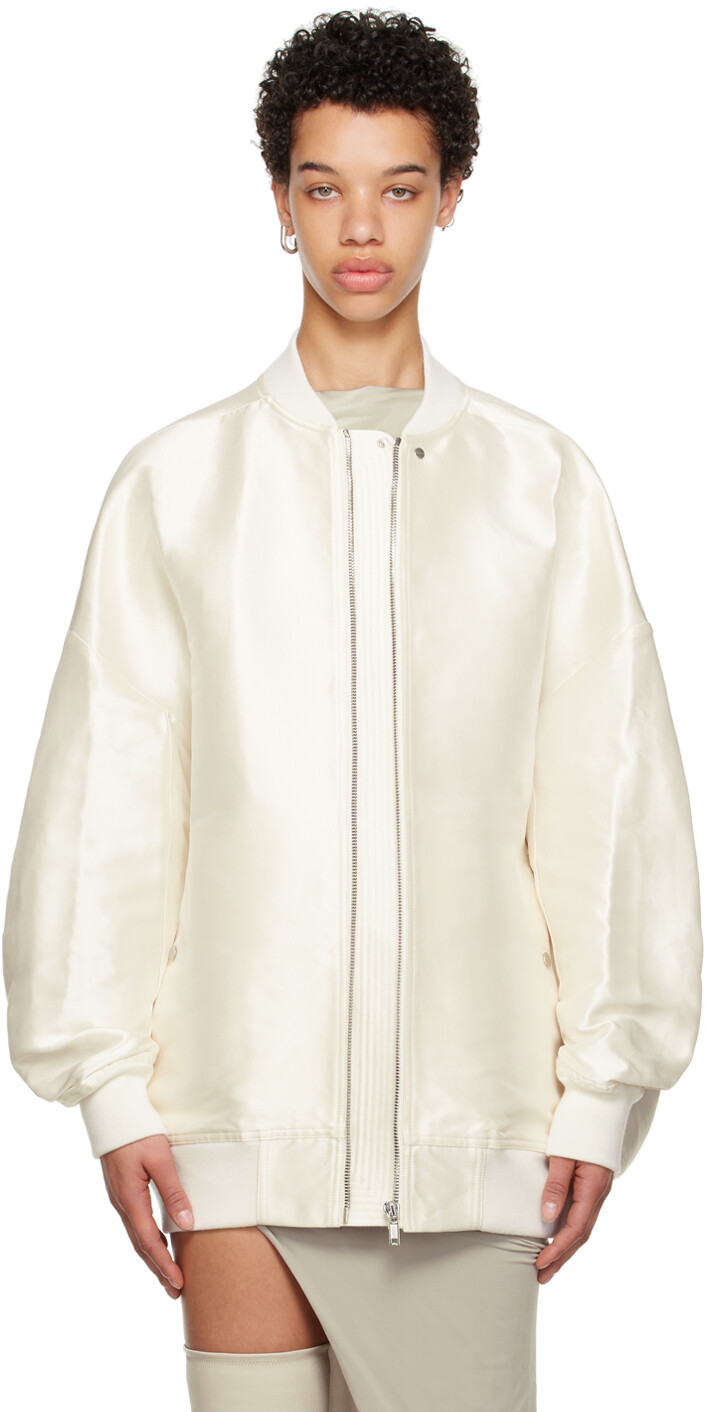 

Белый бомбер Rick Owens Jumbo Peter