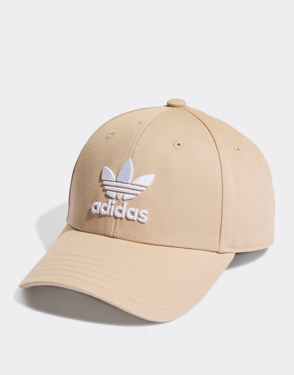 

Бежевая бейсболка с трилистником adidas Originals