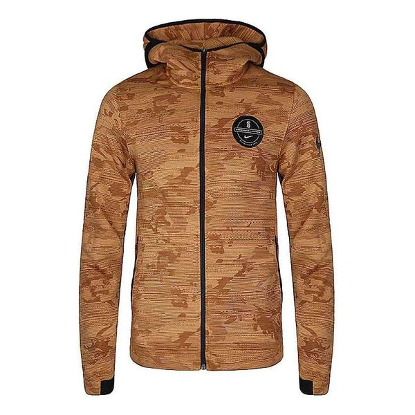 цена Куртка Nike Dry Showtime Kyrie Zip Hoody Jacket 'Brown', коричневый