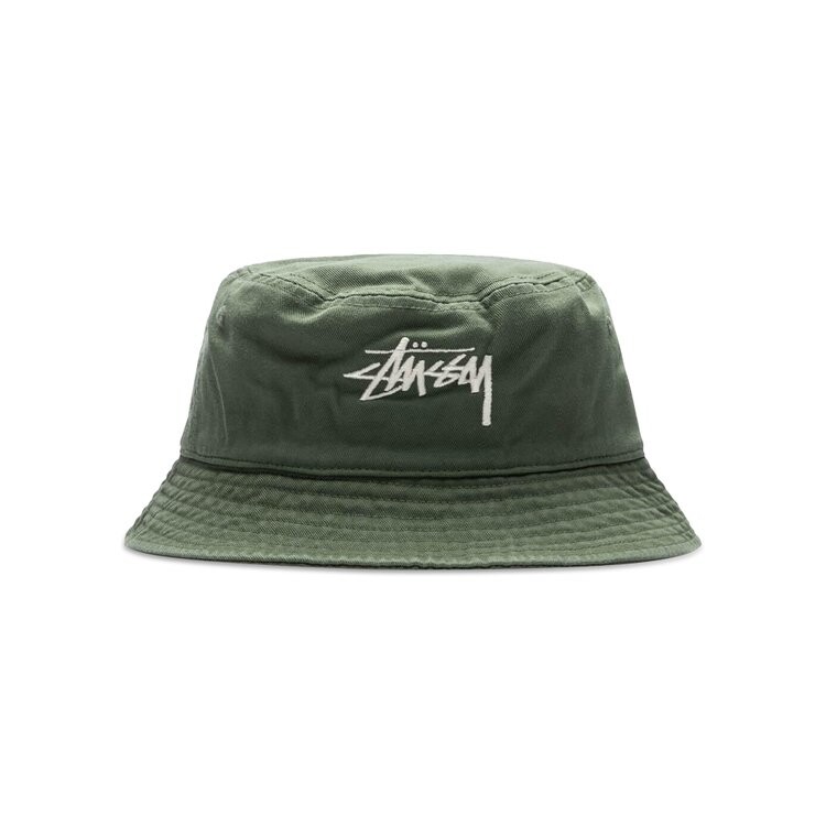 

Панама Stussy Big Stock Bucket Hat, оливковый