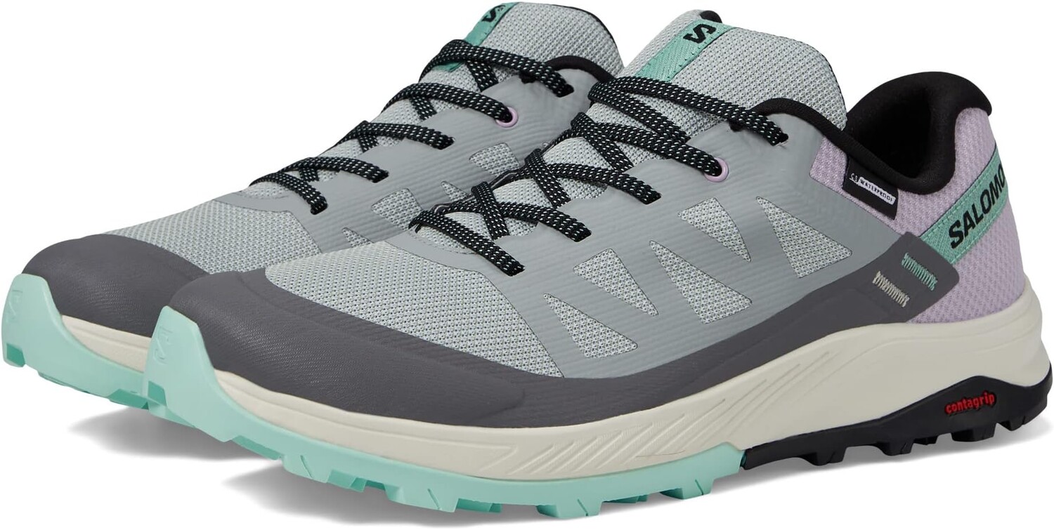 

Кроссовки Outrise Climasalomon Waterproof Salomon, цвет Quarry Orchid Bloom Yucca
