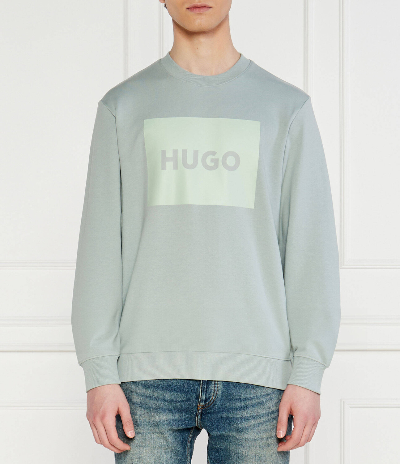 

Толстовка HUGO Duragol222 Regular Fit, бирюзовый
