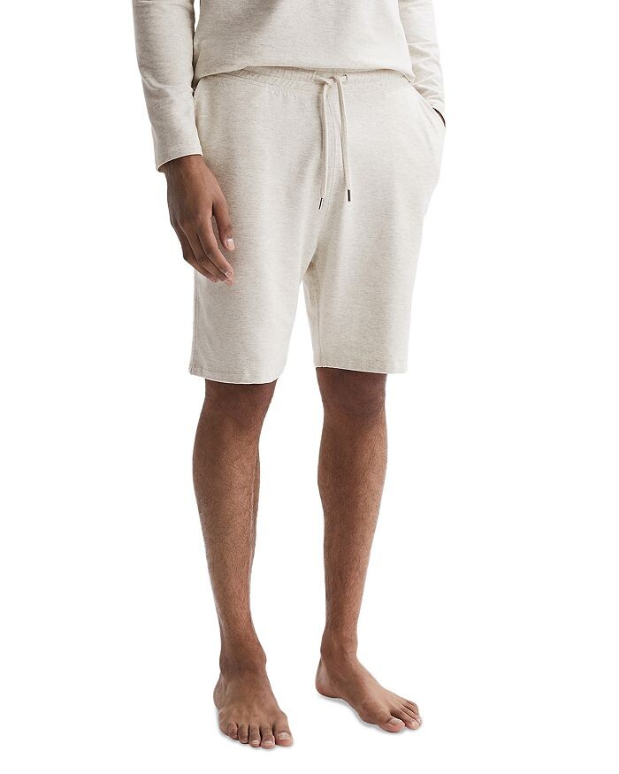 

REISS Tyne Трикотажные шорты с завязками, белый