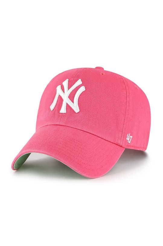 Кепка MLB New York Yankees 47brand, розовый