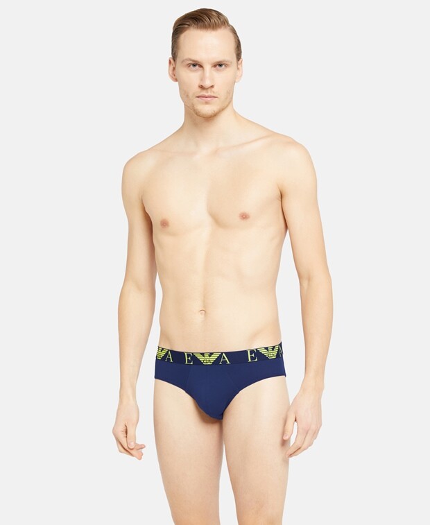 

Трусы, упаковка 3 шт. Emporio Armani, неоновый зеленый