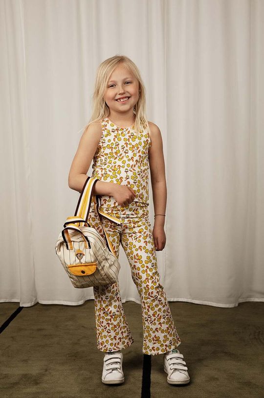 Mini Rodini Детский рюкзак Owl, бежевый цена и фото