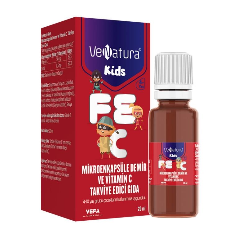 VeNatura Kids Железо и витамин С 20 мл 300 капель