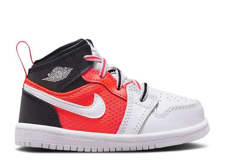 

Кроссовки AIR JORDAN 1 MID SE TD 'WHITE INFRARED', черный