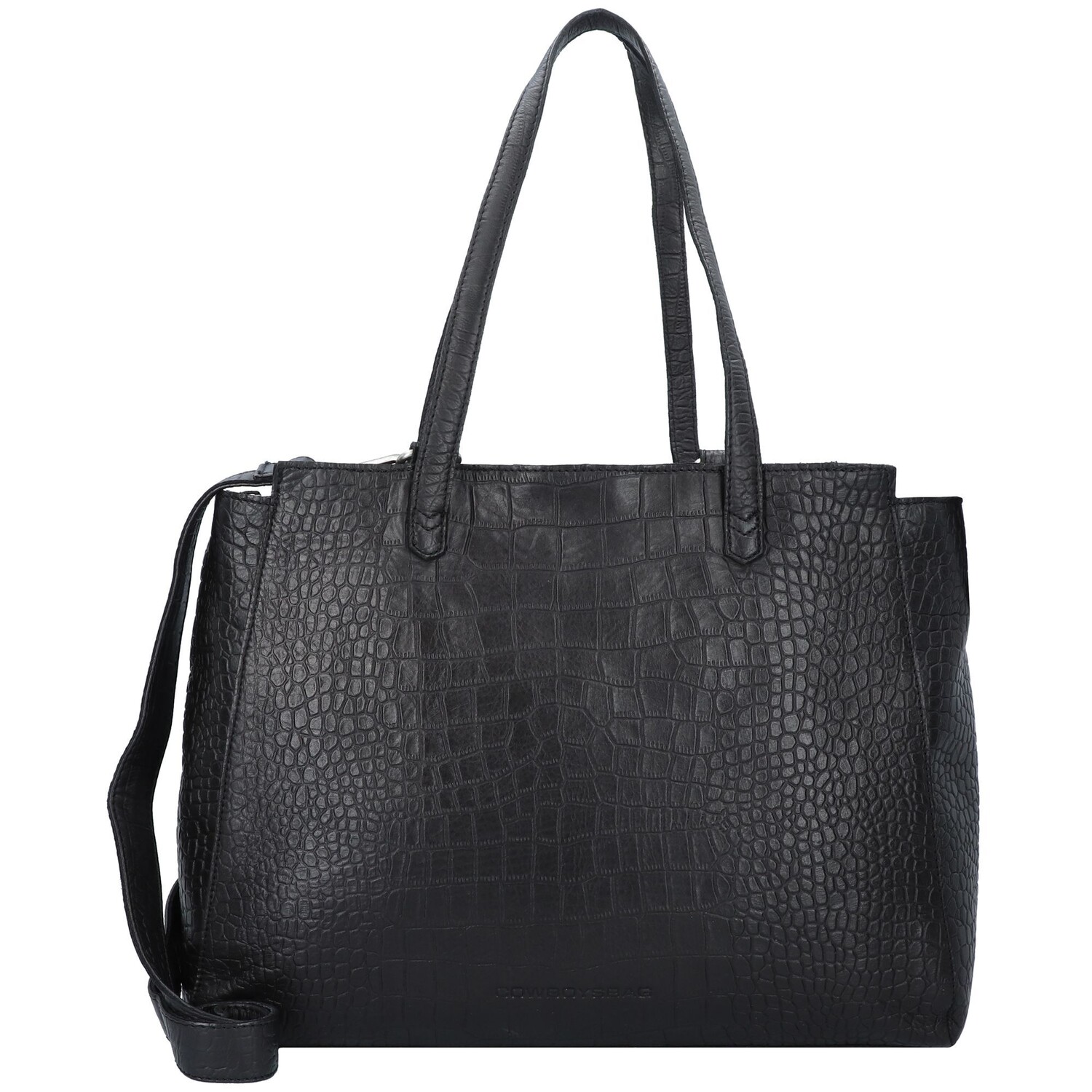 

Сумка через плечо Cowboysbag Babell Leder 41 cm Laptopfach, кроко черный