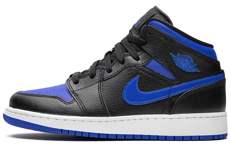 

Nike Air Jordan 1 Mid Royal черный/синий