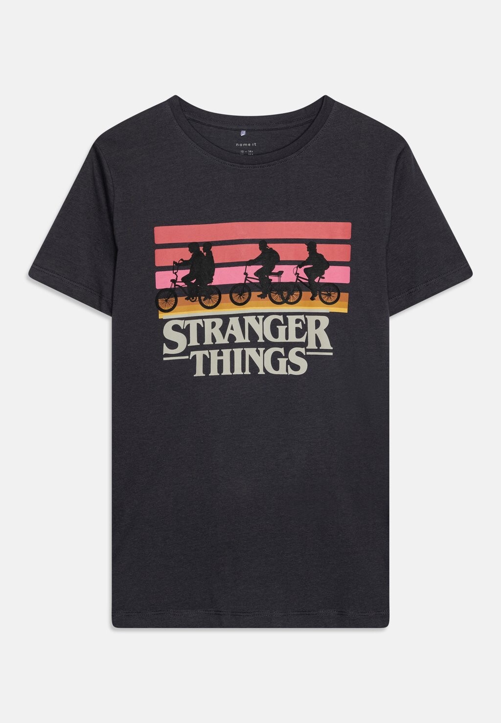 

Футболка с принтом Nkfasina Fashion Stranger Things Ss Name it, черный