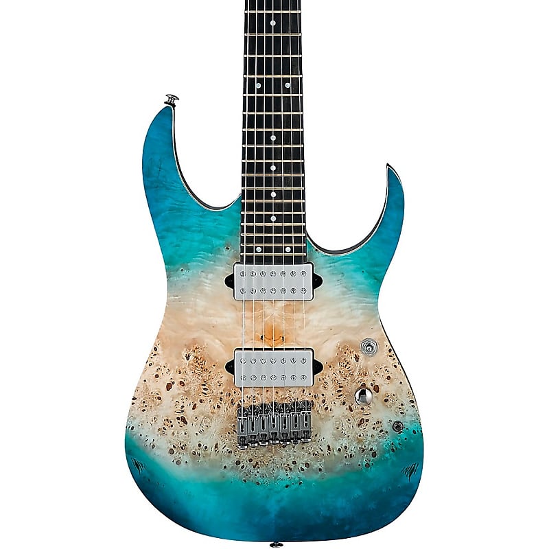 цена Электрогитара Ibanez RG1127PBFX RG Premium 7-String Electric Guitar Caribbean Islet Flat
