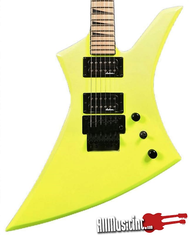 Электрогитара Jackson KEXM X Series Kelly Neon Yellow Electric Guitar Floyd Rose