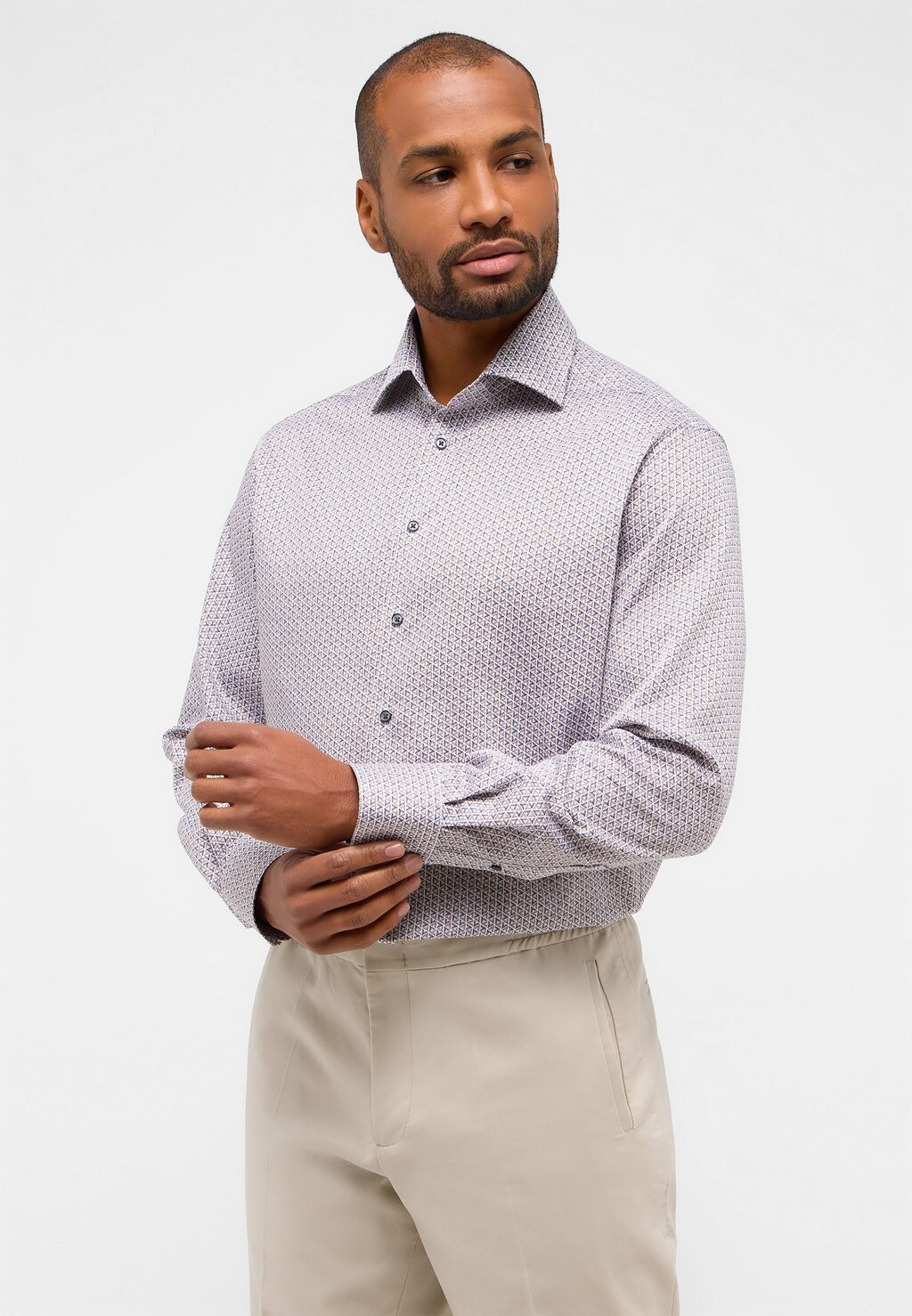 

Рубашка MODERN FIT Eterna, коричневый