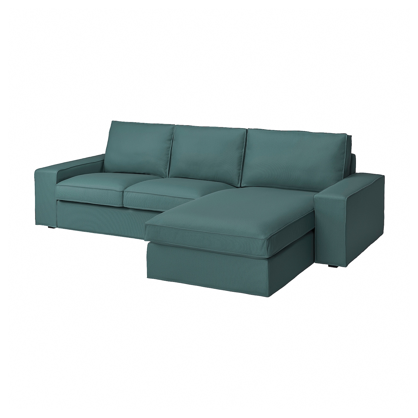 КИВИК 3-местный диван + диван, Келинге серо-бирюзовый KIVIK IKEA