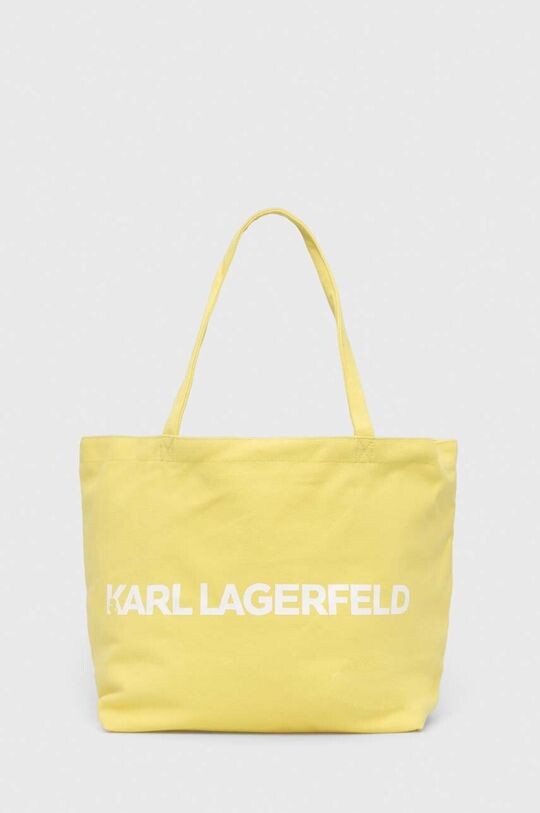 

Хлопковая сумочка Karl Lagerfeld, желтый