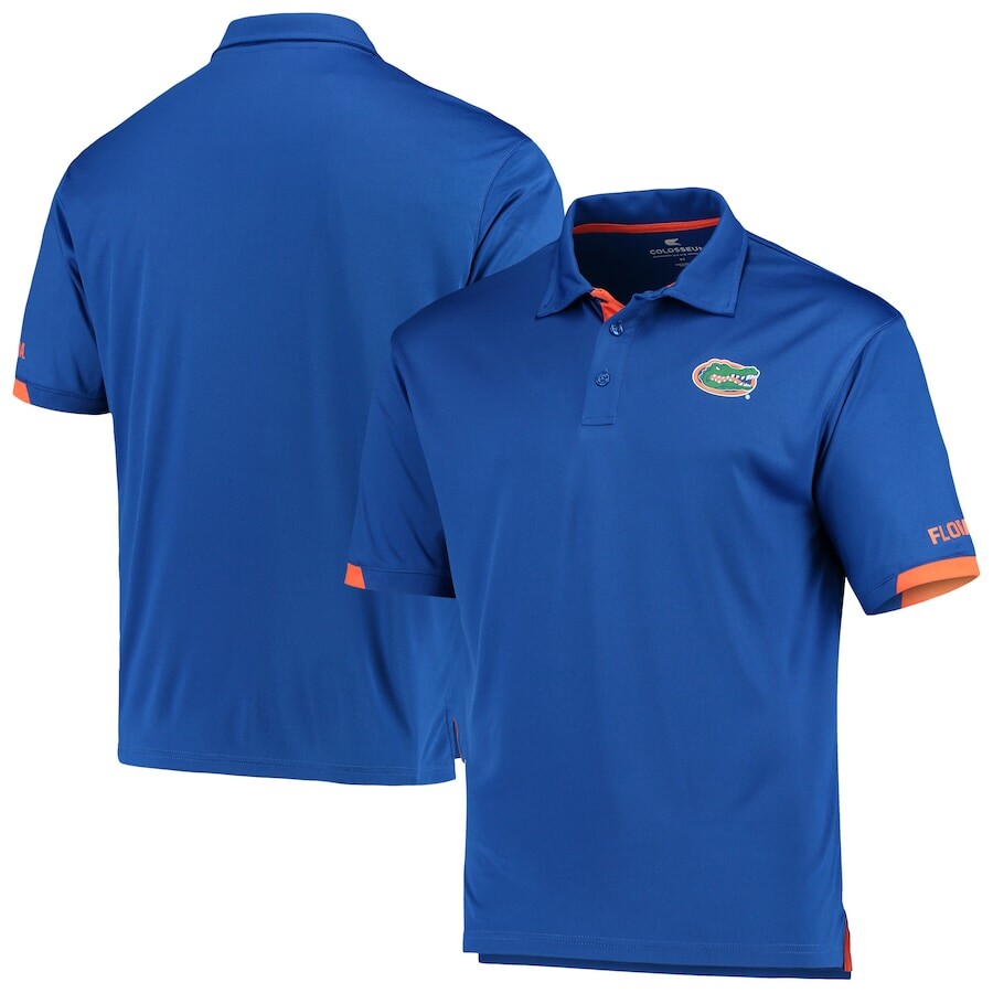 

Поло с коротким рукавом Colosseum Florida Gators, роял