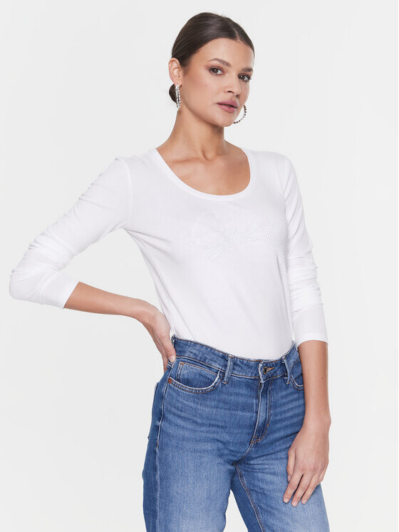 

Узкая блузка Guess, белый