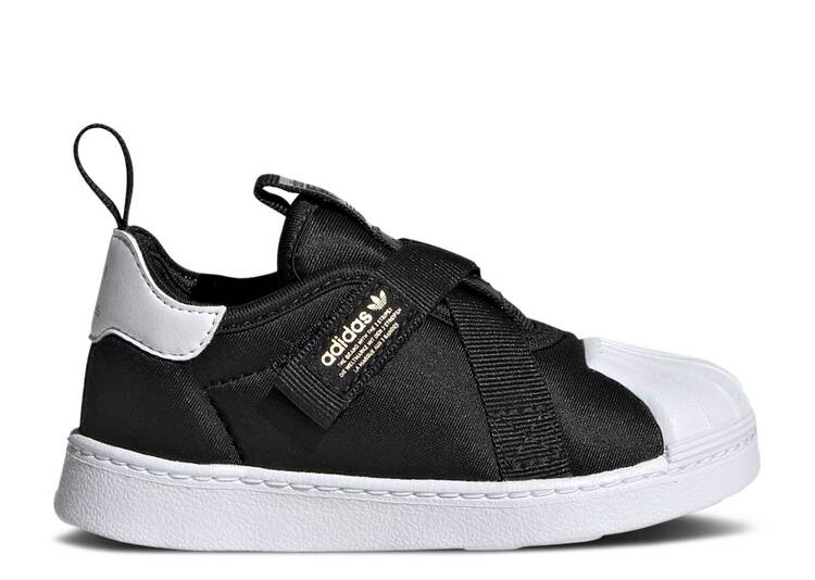 

Кроссовки Adidas SUPERSTAR 360 I 'BLACK WHITE', черный