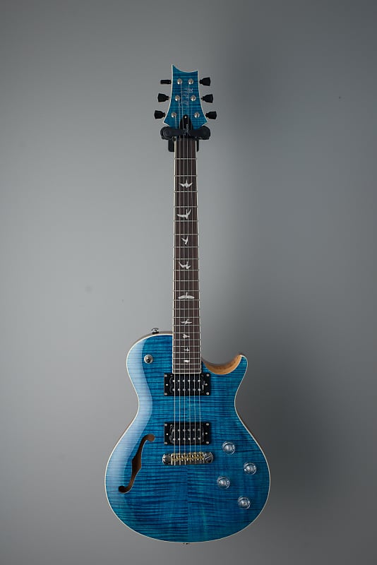 цена Электрогитара PRS SE Zach Myers Semi-hollow Electric Guitar -7LBS- Myers Blue