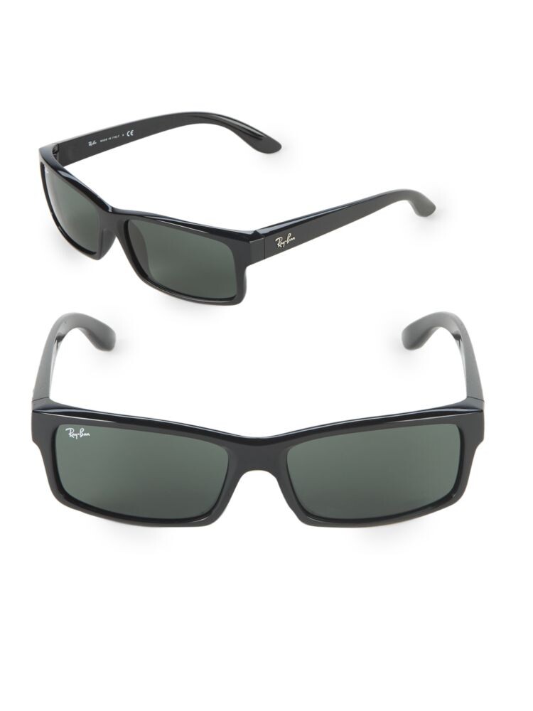 

Прямоугольные солнцезащитные очки 59MM Ray-Ban, черный