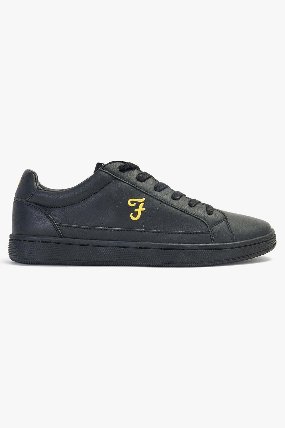 

Кроссовки 'Samwood' Casual Lace Up Trainers Farah Footwear, черный