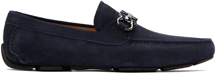 

Темно-синие лоферы для водителей Ferragamo
