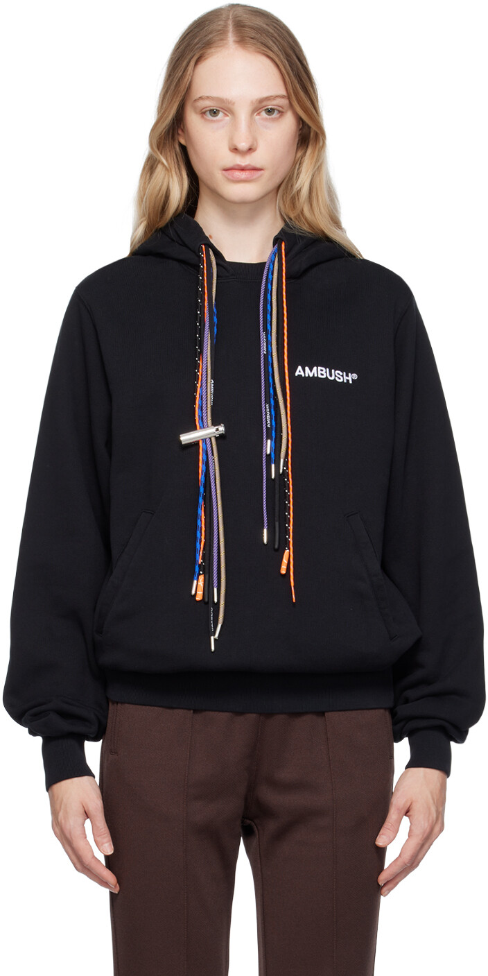 

AMBUSH Черный худи из мультикорда