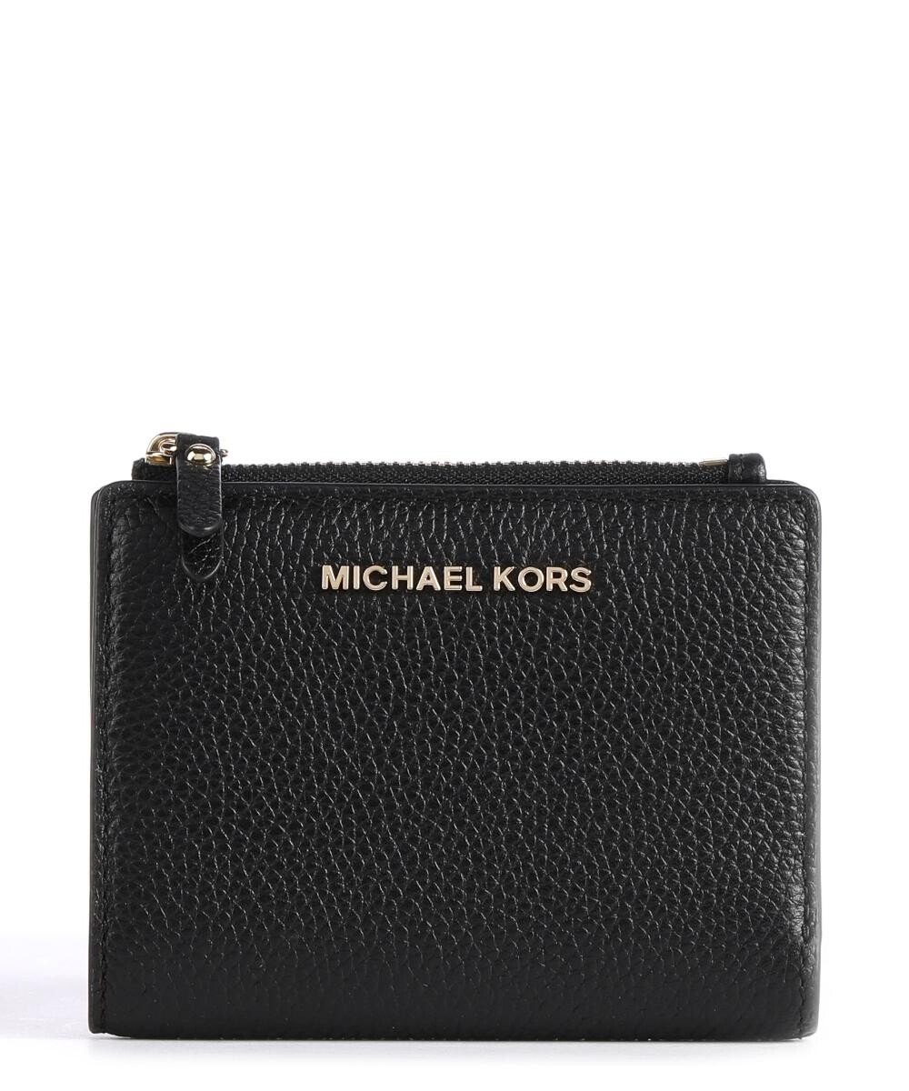 Кошелек Jet Set из зернистой яловой кожи Michael Kors, черный