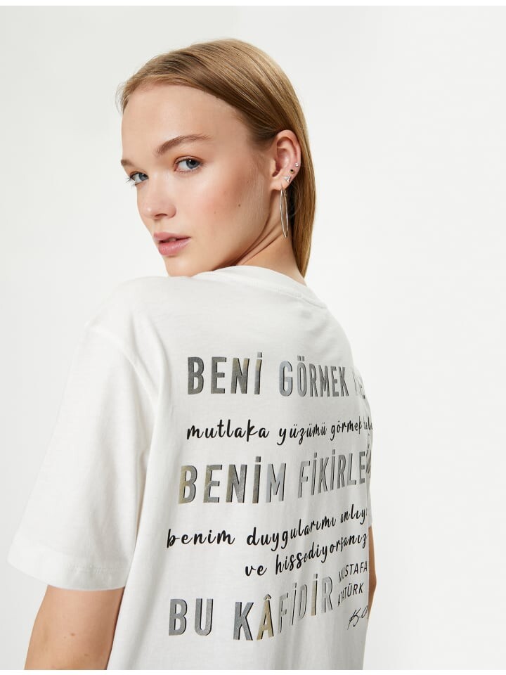 

Футболка KOTON T shirt, экрю