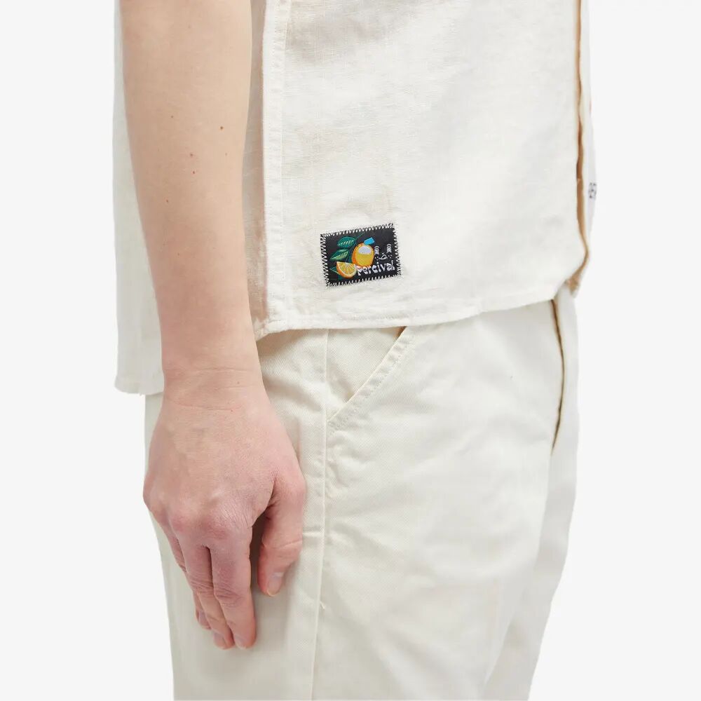 Percival Кубинская рубашка Lemon Kreme цена и фото