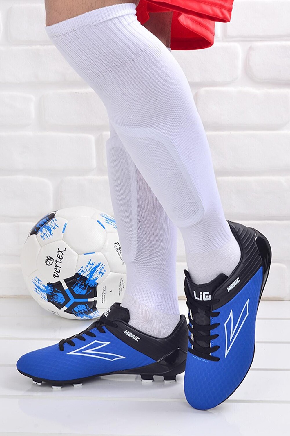 

Мужские спортивные футбольные бутсы Meriç KM Cleats Turf Field Lig, синий