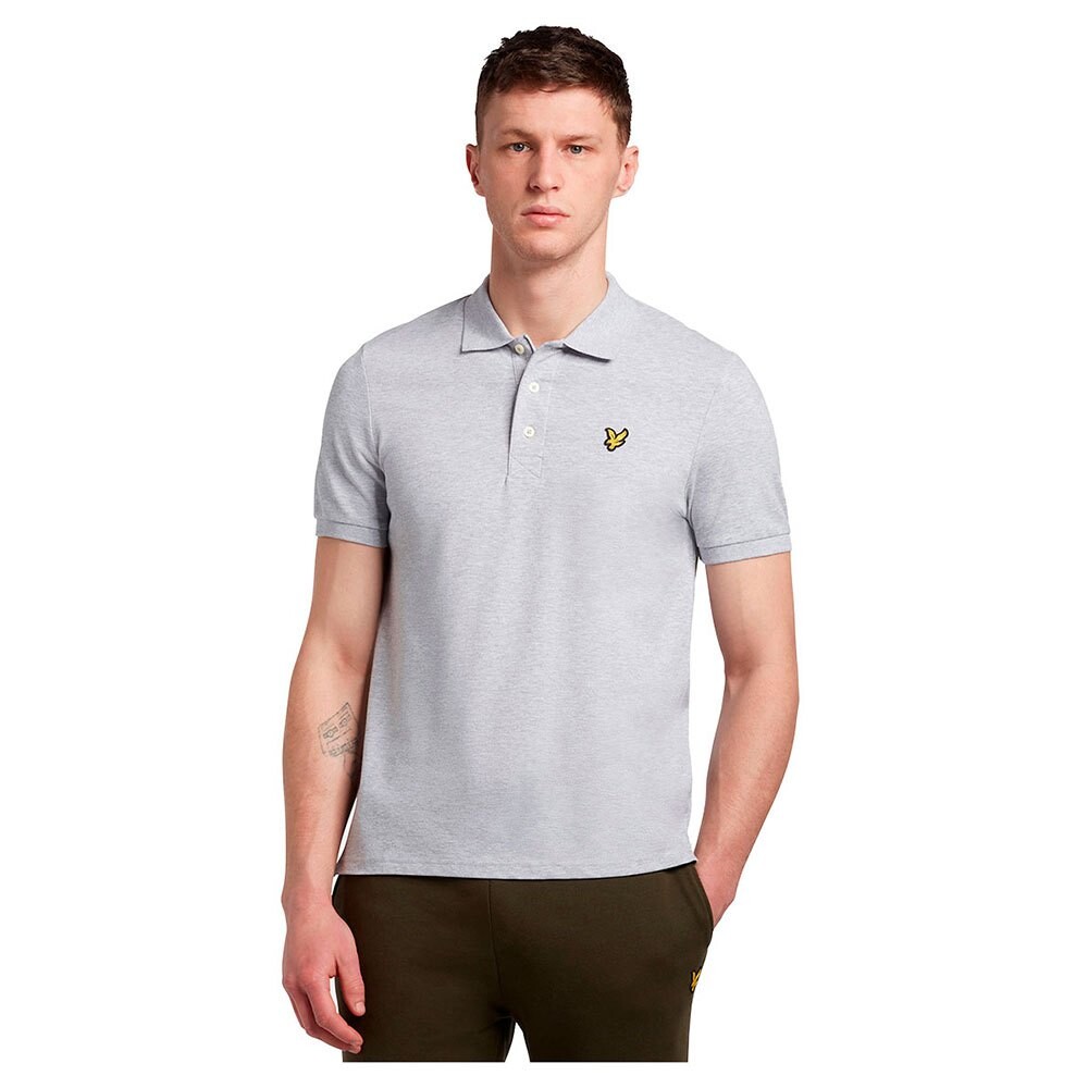 

Поло с коротким рукавом Lyle & Scott Plain, серый