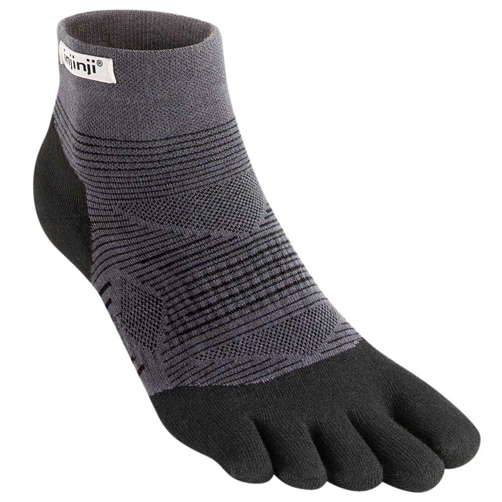 

Носки Injinji Calcetín Run Lightweight Mini-crew Coolmax, серый