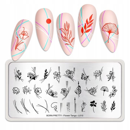 Штамп для украшения ногтей «ЦВЕТЫ», Frezarkowo круглый силиконовый штамп для украшения ногтей прозрачный стемпер для ногтей