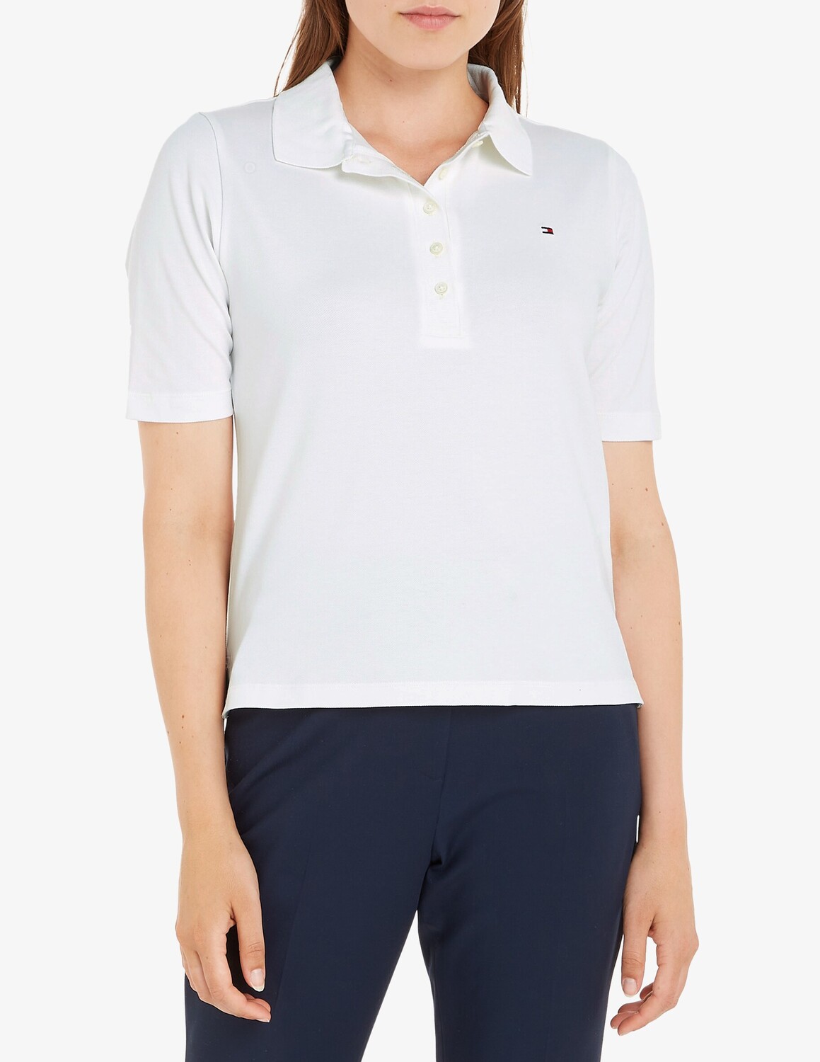 

Футболка-поло из пике 1985 года Tommy Hilfiger, белый
