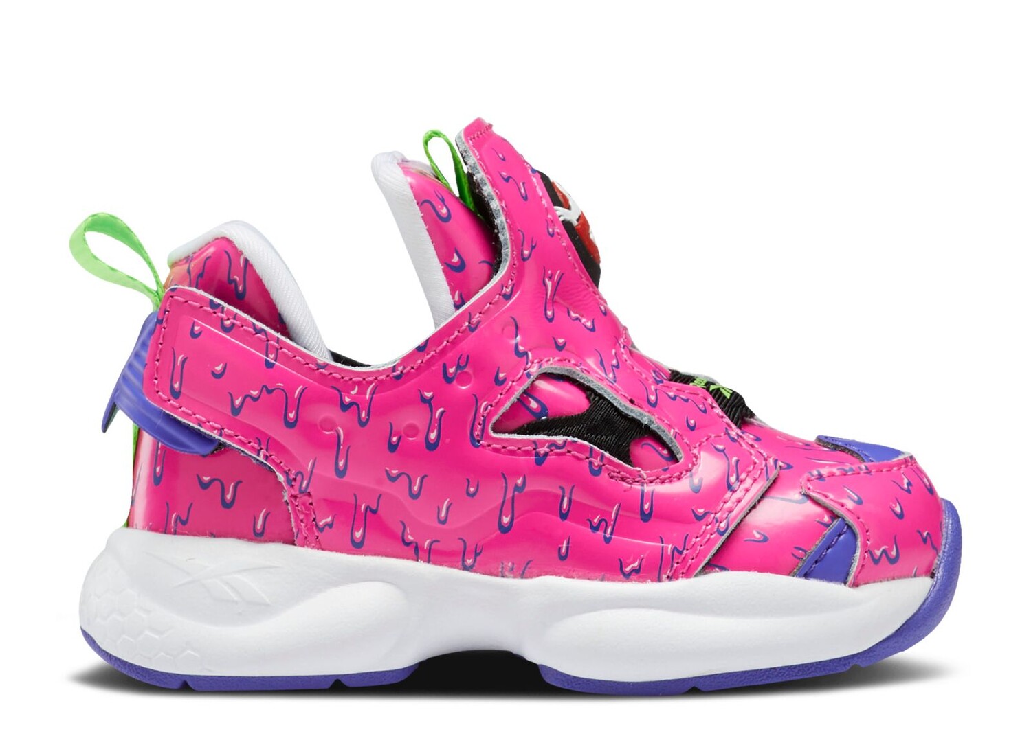 

Кроссовки Reebok Ghostbusters X Versa Pump Fury Toddler 'Psychomagnotheric Slime', розовый