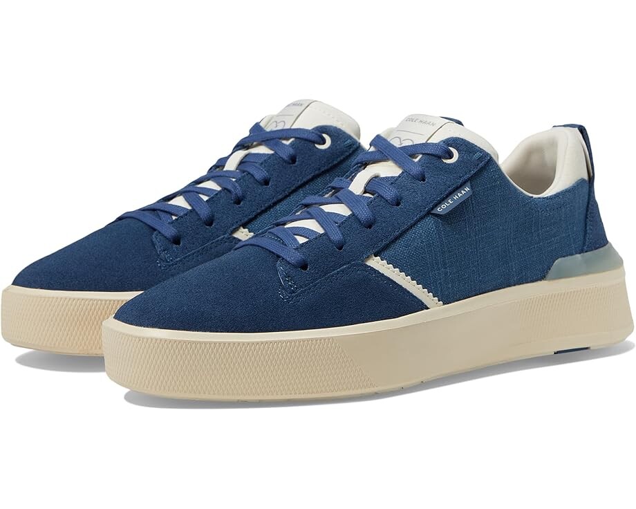 

Кроссовки Cole Haan Grandpro Crew Sneaker, цвет Ensign Blue/Ivory