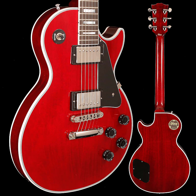 Электрогитара Gibson Les Paul Custom, Nickel Hw, Wine Red Gloss 10lbs 11.3oz