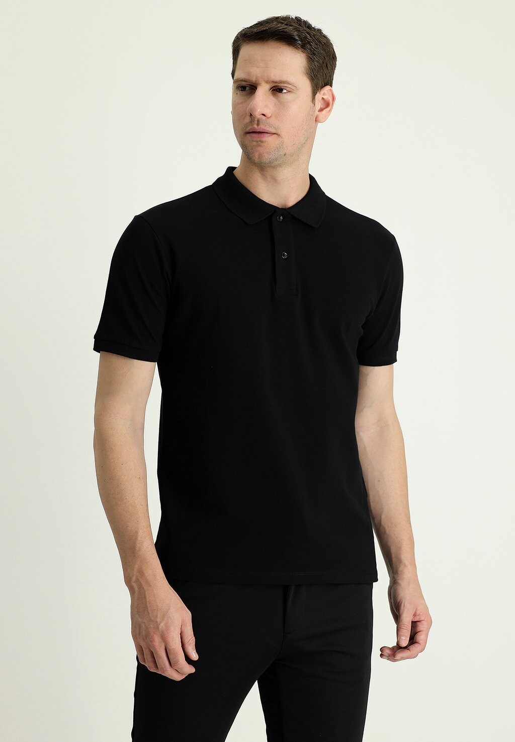 

Рубашка-поло REGULAR FIT BASIC Kigili, цвет black