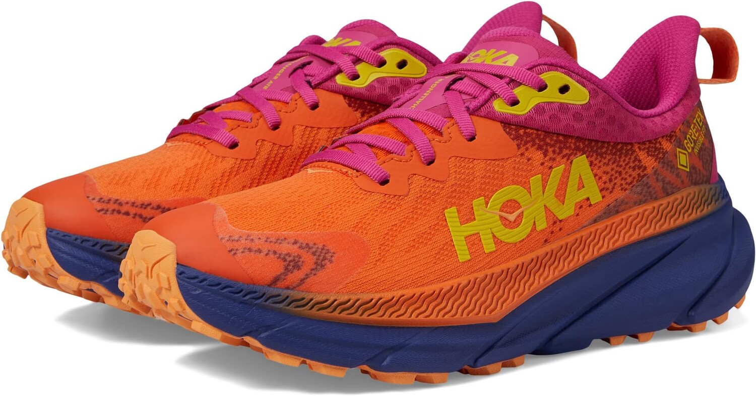 

Кроссовки Challenger 7 GORE-TEX Hoka, цвет Vibrant Orange/Pink Yarrow