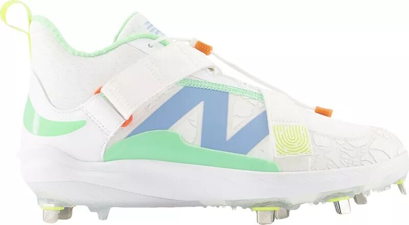 

Металлические бейсбольные бутсы New Balance FuelCell Lindor 2, белый/синий