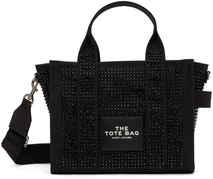 

Черная сумка-тоут 'The Crystal Canvas Small' Marc Jacobs