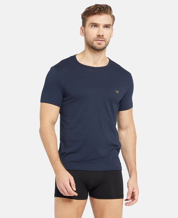 

Футболки, упаковка 2 шт. Emporio Armani, темно-синий