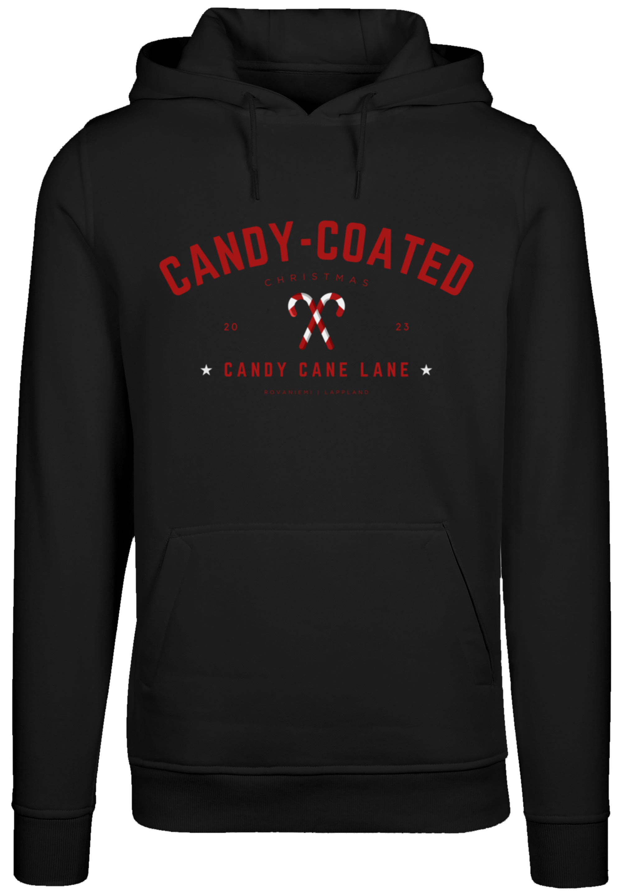 Пуловер F4NT4STIC Hoodie Weihnachten Candy Coated Christmas, черный