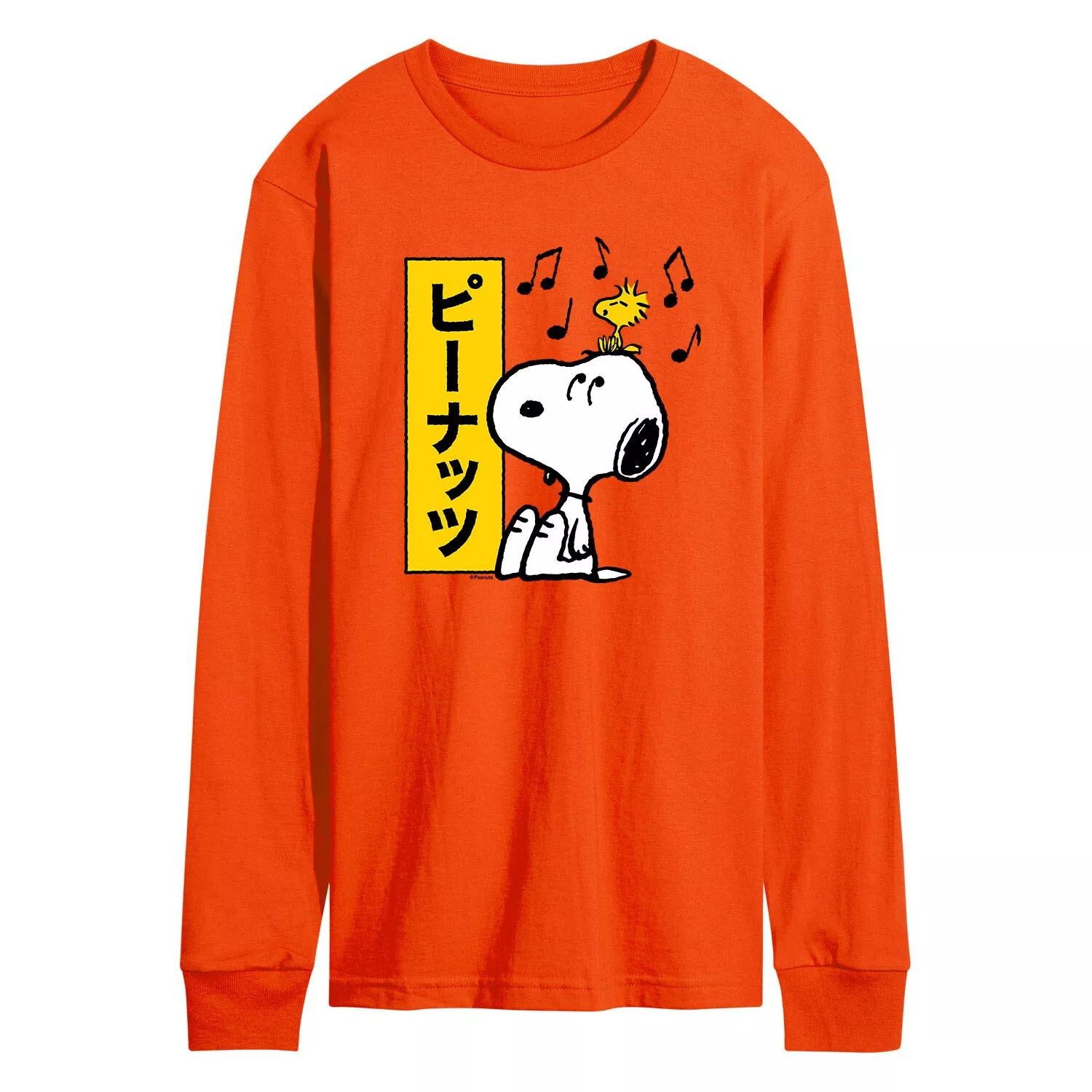 

Мужская футболка с длинными рукавами Peanuts Kanji Snoopy Licensed Character